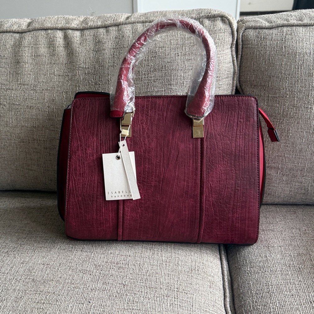 Red Leather Satchel